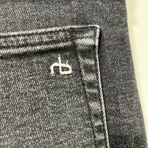 Rag & Bone Men’s Black Dustin Slim Fit Jeans Size 34W x 32L - Picture 3 of 15
